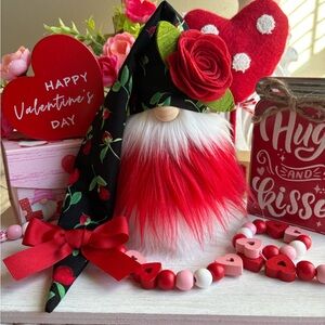 ❤️Valentine’s Day Rose Gnome, Valentine’s Day Decor, Valentine’s Day Gift